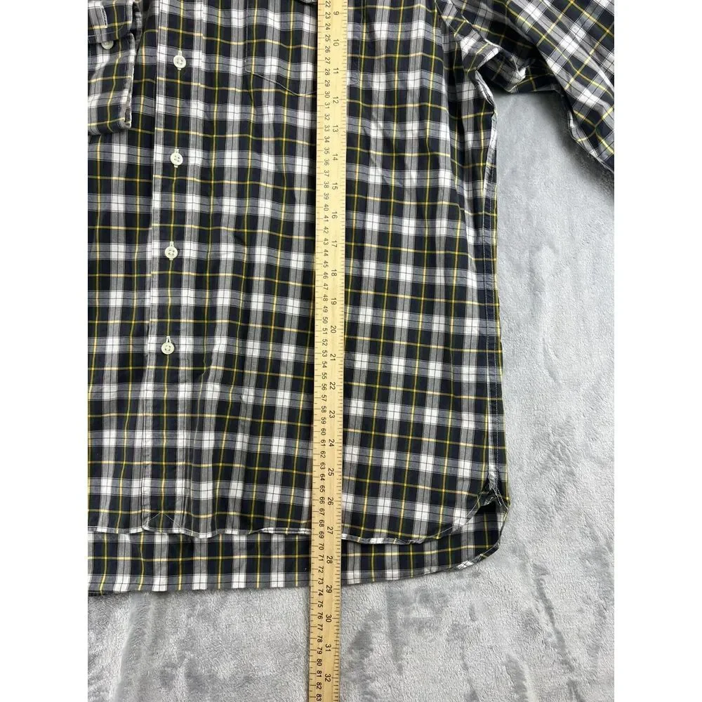 Ralph Lauren Polo Men's XL Green/yellow Plaid Button-Down  Shirt‎